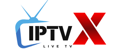 IPTVX official logo in orange and black